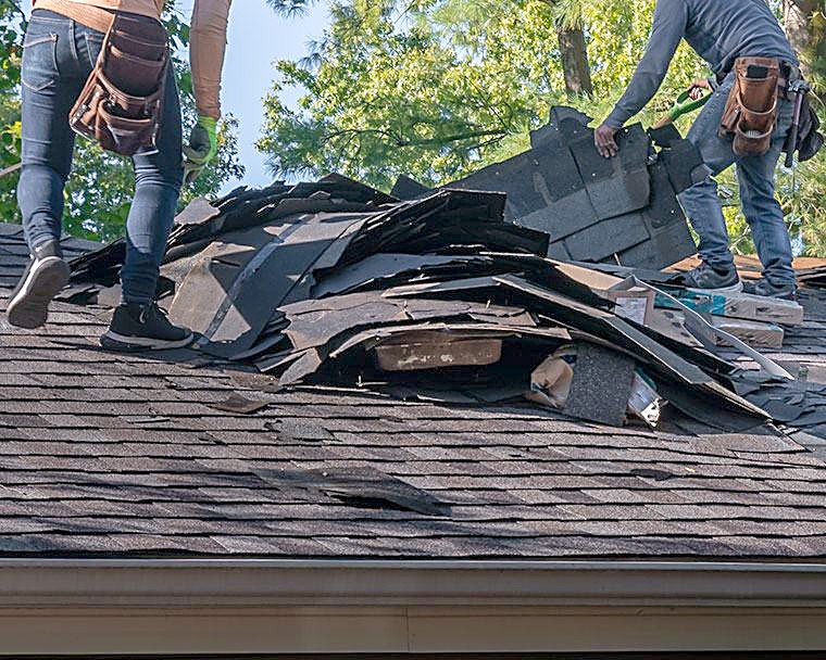 Hamlin Roofing and Repairs at work
